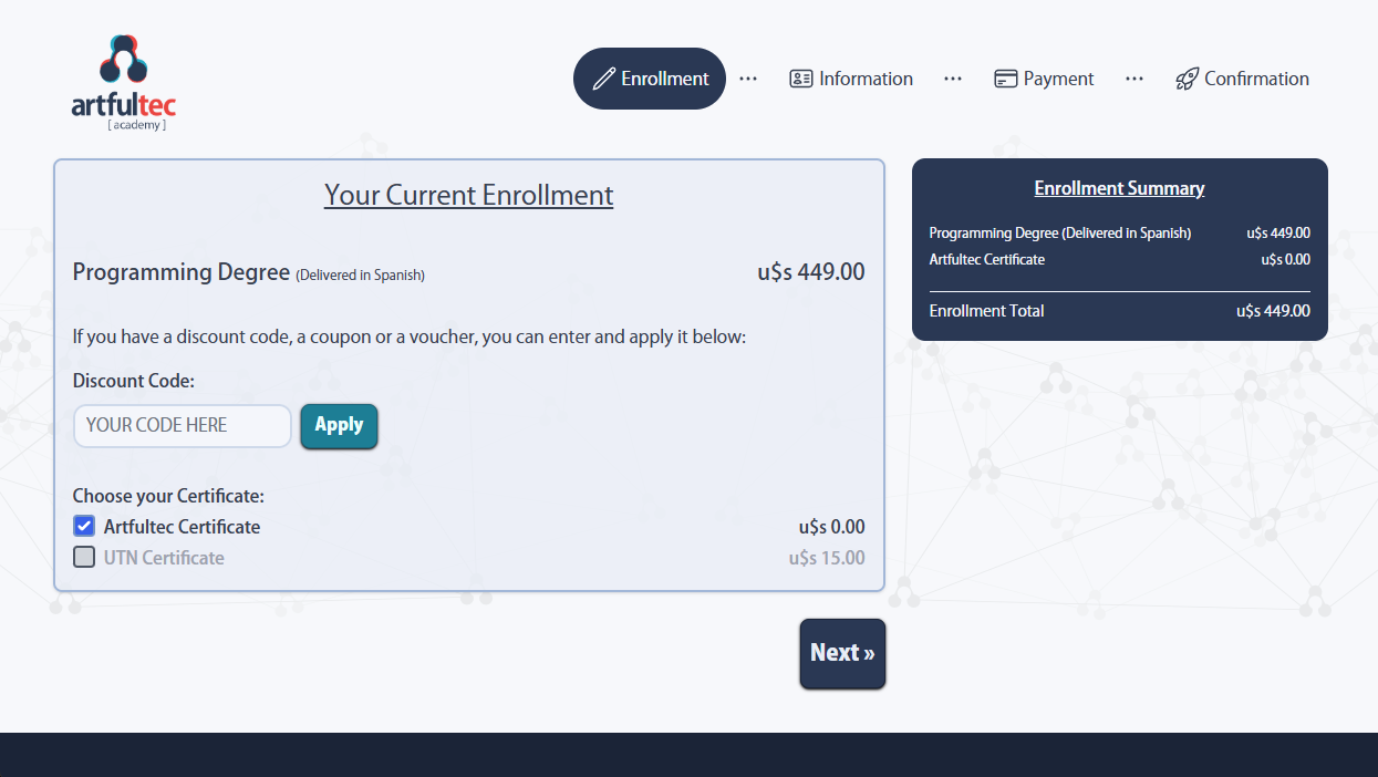 Inscripción a Cursos